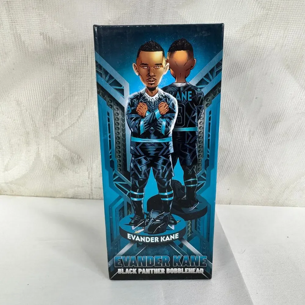 San Jose Sharks Evander Kane‎ Marvel Black Panther bobblehead SGA 2-29 SJ Bobble